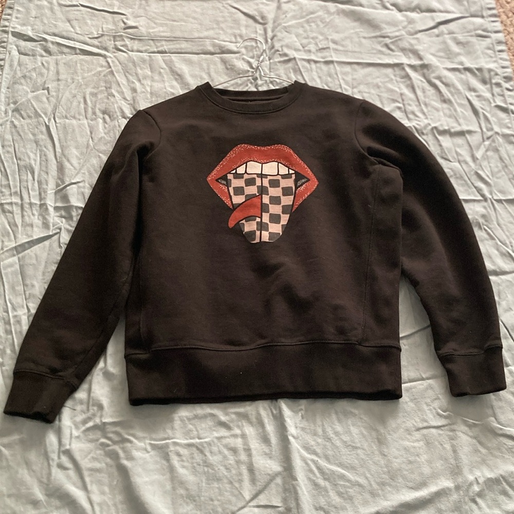 Her Waves Rolling Stones graphic crewneck